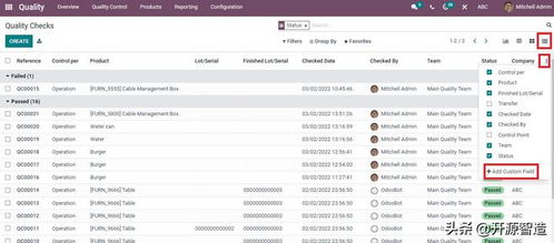 免費開源erp odoo質(zhì)量模塊為您提供詳細(xì)的可視化報表監(jiān)控產(chǎn)品質(zhì)量